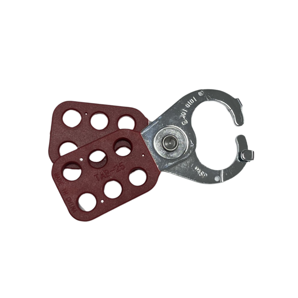 Moraillon en acier 1" LOK-FORCE (double languette)