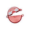 Couvre valve à volant LOTO-LOK (2,5'' à 5'') rouge