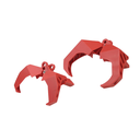 Verrou de valve à bille STOPOUT 3/8" à 1 1/4" rouge