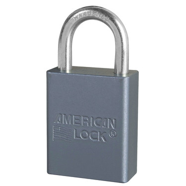 Cadenas AMERICAN LOCK A30 - KD - Arceau 1/4"x1" (25mm)  gris