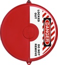 Valve cover ABUS for valve diameter 10" to 13" (red)