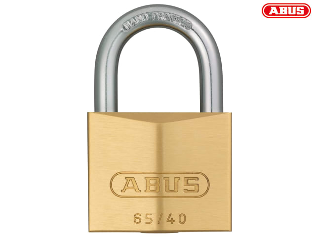 Abus Brass Padlock 65/40 shackle 1" - KA