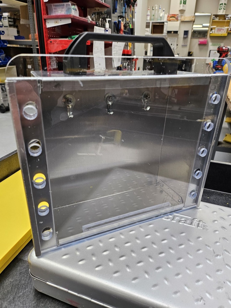 Boite cadenassage de groupe 10x11x3 Aluminium