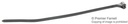 Ty-rap de nylon noir 3/16" x 14" (Pqt de 1000) TY28MX