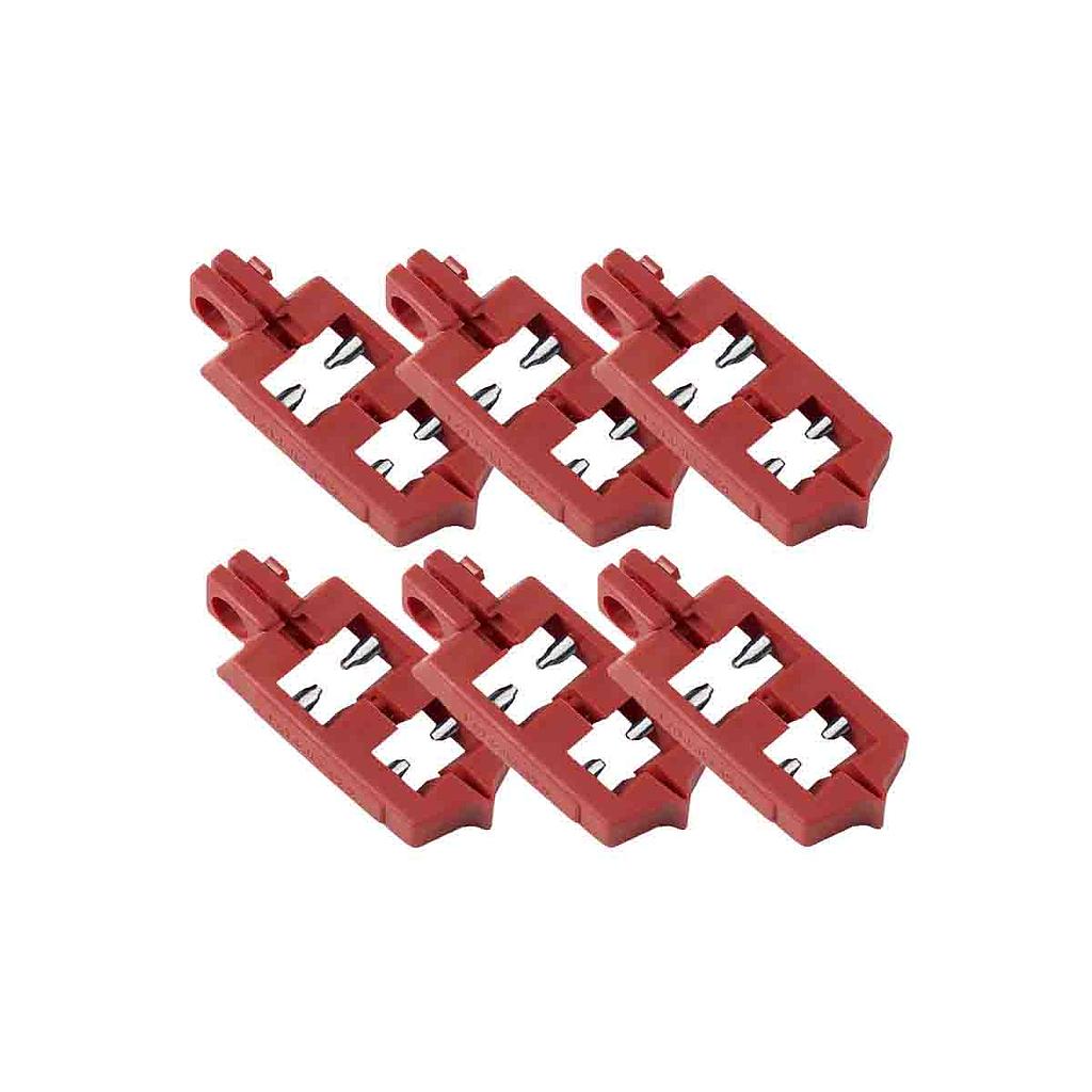 Snap-on breaker lockout 120v Brady (packs of 6)