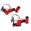 Snap-On Lockout with Cable Brady EZ Paneloc (pack of 6)