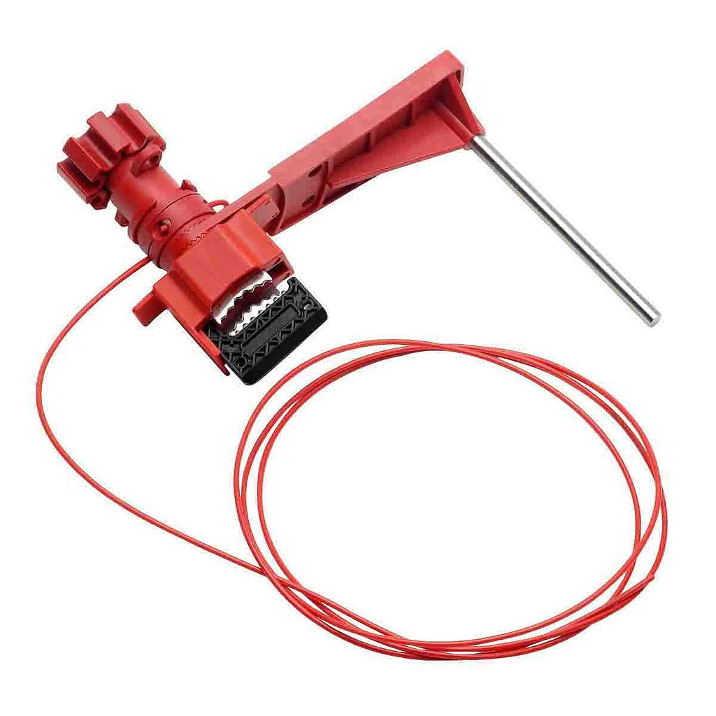 [ID-51388] Large universal valve lockout with 8' nylon cable Brady