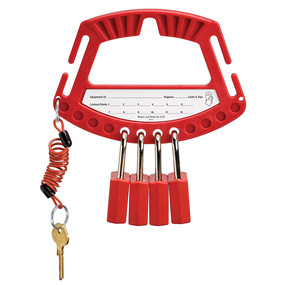 [ID-S125] Safety Padlock Caddy - Master