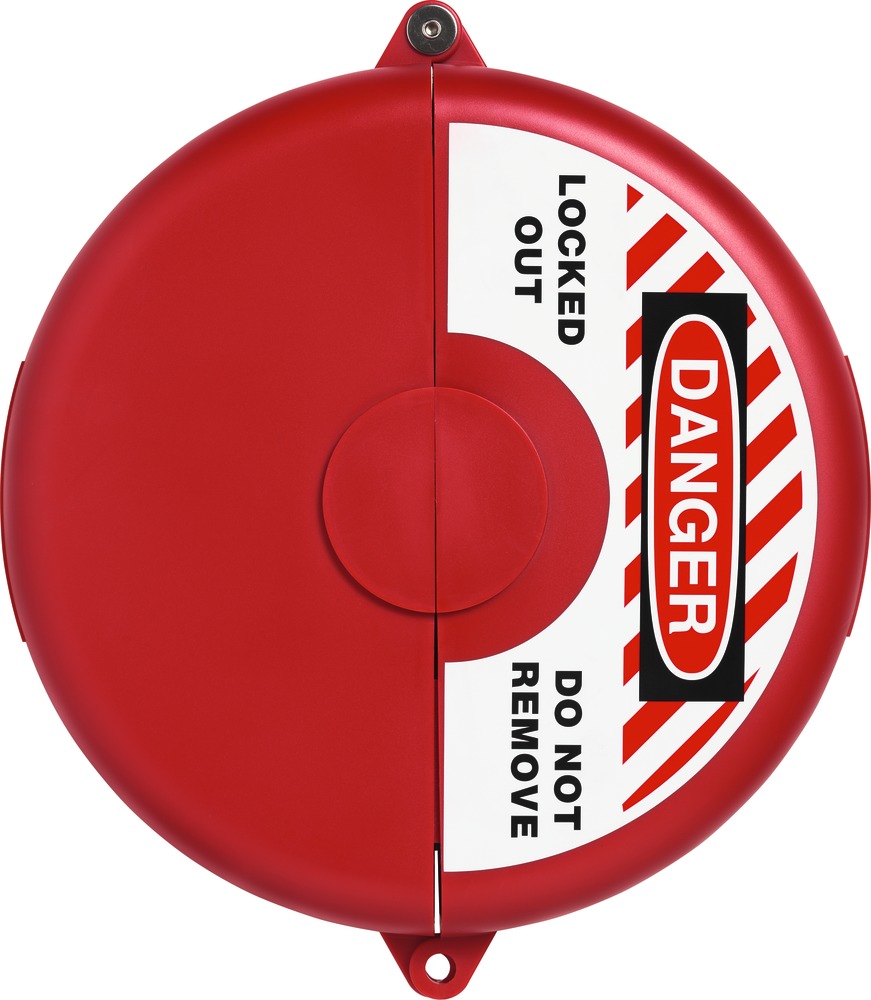 [ID-V310] Valve cover ABUS for valve diameter 6.5" to 10" (red)