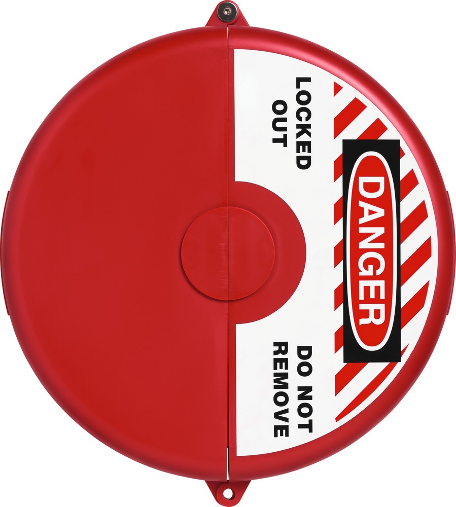 [ID-V313] Valve cover ABUS for valve diameter 10" to 13" (red)