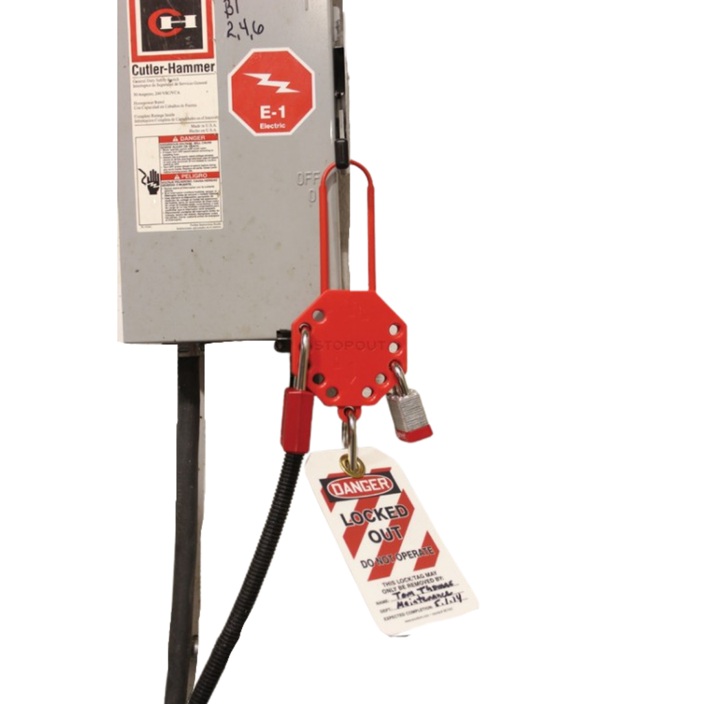 [ID-KDD106] STOPOUT Group Lock Hasp (12 holes)