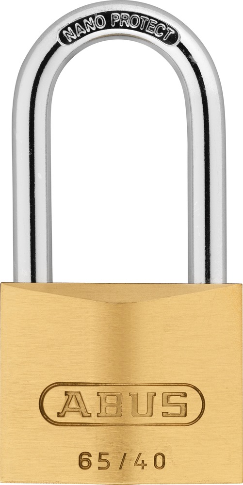 [ID-65HB40-40-KA] ﻿Cadenas Abus de laiton 65/40 anse 1.5" - KA﻿