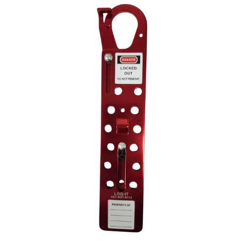 [ID-HSP-MST-SH12] Moraillon en métal 1" pour 12 cadenas LOTO-LOK